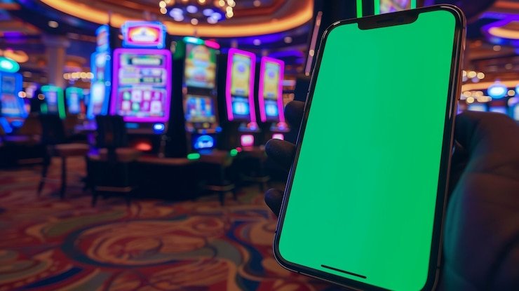 Antarmuka Mahjong Ways 2 di rektoto menampilkan gulungan permainan dan panel kontrol taruhan